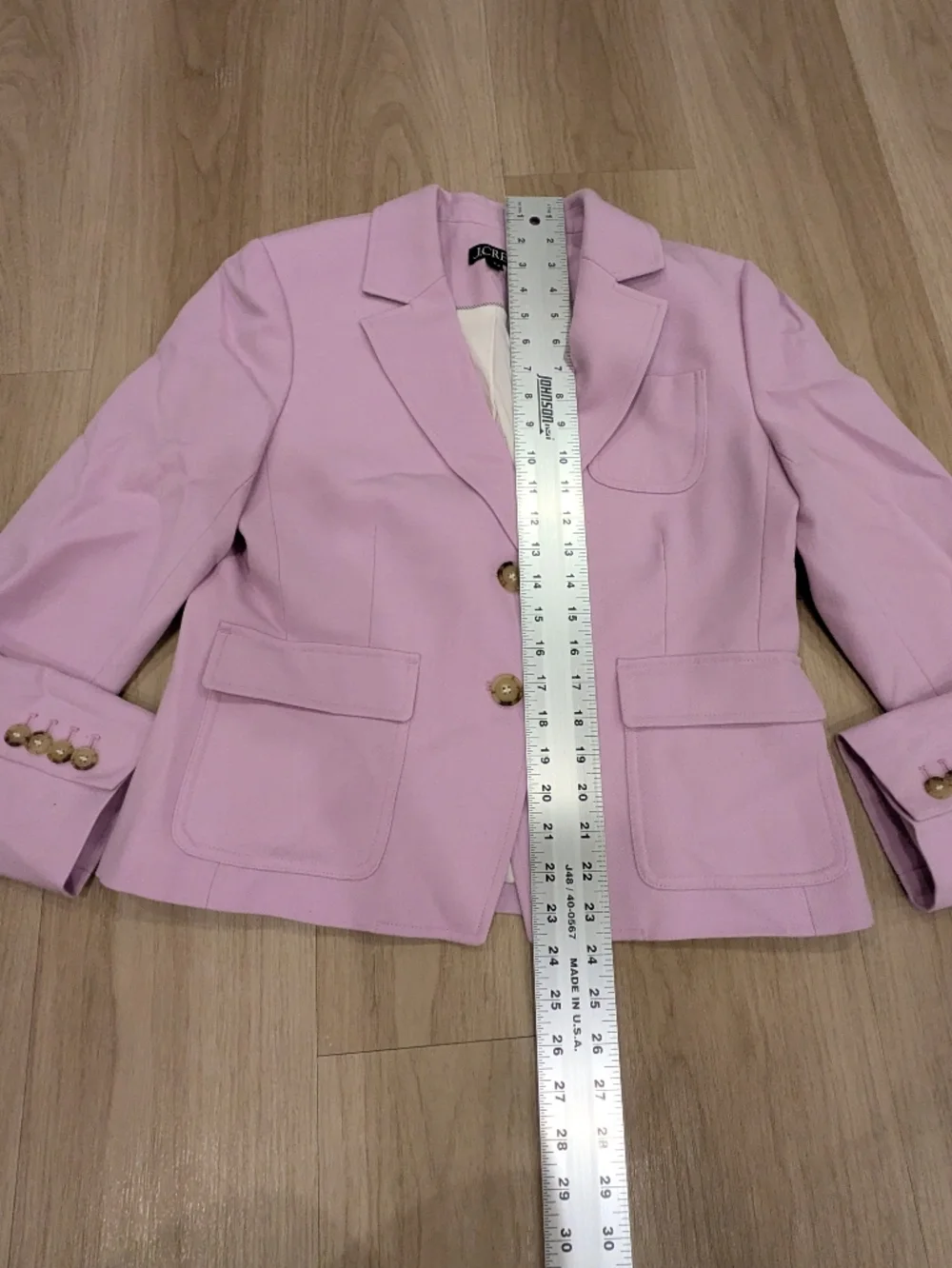J Crew Purple Blazer Ora Italian Design Size 8